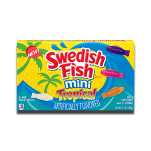 Swedish Fish Mini Tropical Cartoon 99g Swedish Fish Mini Tropical Cartoon 99g