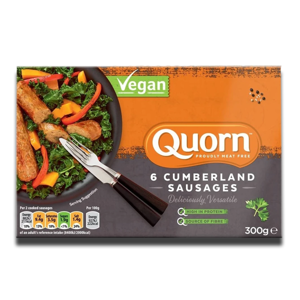 Quorn 6 Cumberland Sausages 300g Quorn 6 Cumberland Sausages 300g