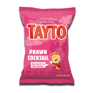 Tayto Prawn Cocktail Potato Crisps 37.5g Tayto Prawn Cocktail Potato Crisps 37.5g