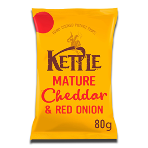 Kettle Mature Cheddar & Red Onion 80g