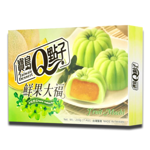 Taiwan Dessert Mochi Hami Melon 210g Taiwan Dessert Mochi Hami Melon 210g