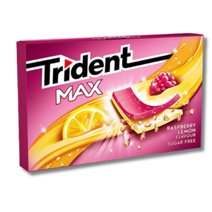 Trident Max 12's Raspberry Lemon 23g