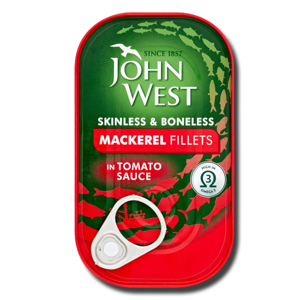 John West Mackerel Fillets in Tomato Sauce 125g John West Mackerel Fillets in Tomato Sauce 125g