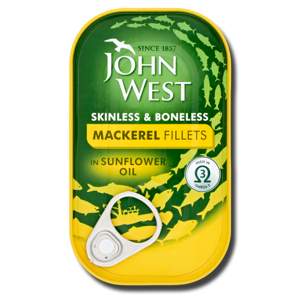 John West Mackerel Fillets in Sunflower Oil 125g John West Mackerel Fillets in Sunflower Oil 125g