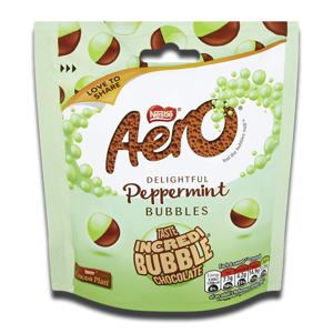 Nestlé Aero Bubbles Peppermint Chocolate Bag 92g Nestlé Aero Bubbles Peppermint Chocolate Bag 92g