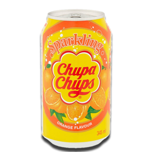 Chupa Chups Sparkling Soda Orange Flavour 345ml Chupa Chups Sparkling Soda Orange Flavour 345ml
