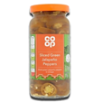 Coop Sliced Green Jalapeno Peppers 230g