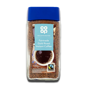 Coop Coffee Decaffeinated Instant Gold Roast Fairtrade 100g