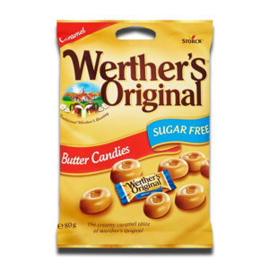 Werther's Original Nutter Candies Sugar Free 80g Werther's Original Nutter Candies Sugar Free 80g