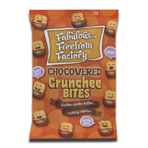 Fabulous Free From Factory Crunchee Bites Chocovered 65g Fabulous Free From Factory Crunchee Bites Chocovered 65g