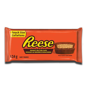 Reese's Peanut Butter cups 8 Snack Size 124g