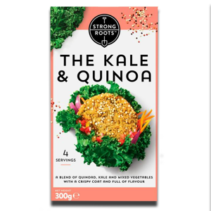 Strong Roots The Kale & Quinoa Patty Frozen 300g Strong Roots The Kale & Quinoa Patty Frozen 300g