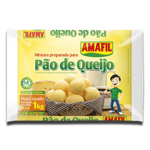 Amafil Pão de Queijo Mistura Preparada 500g Amafil Pão de Queijo Mistura Preparada 500g