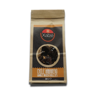 Xatzé Whole Dried Habanero Chillies 30g Xatzé Whole Dried Habanero Chillies 30g
