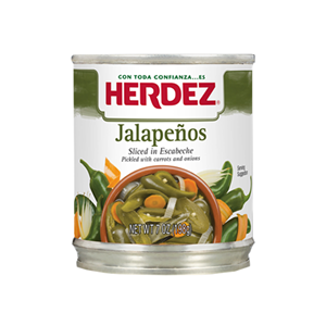 Herdez Pickled Sliced Jalapeños 190g