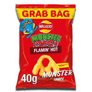 Walkers Monster Munch Flamin' Hot 40g Walkers Monster Munch Flamin' Hot 40g