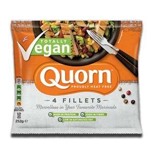 Quorn 4 Fillets Vegan 252g