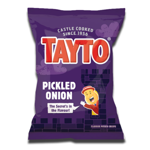 Tayto Potato Crisps Pickled Onion 65g Tayto Potato Crisps Pickled Onion 65g