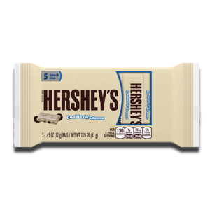 Hersheys Cookies & Cream 5 Snack 63g Hersheys Cookies & Cream 5 Snack 63g