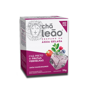 Leão Chá Gelado Preto & Frutos Vermelhos 10x2,5g Leão Chá Gelado Preto & Frutos Vermelhos 10x2,5g