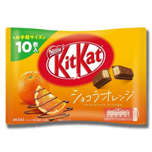 Nestlé KitKat Chocolate Orange Mini 10 99g Nestlé KitKat Chocolate Orange Mini 10 99g