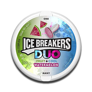 Ice Breakers Duo Fruit Cool Watermelon Mints 36g