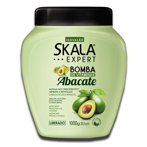 Skala Creme Capilar Condicionador Bomba Vitamina Abacate 1000g