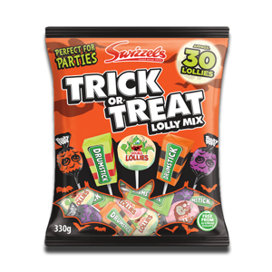 Swizzels Halloween Trick or Treat Lolly Mix 330g Swizzels Halloween Trick or Treat Lolly Mix 330g