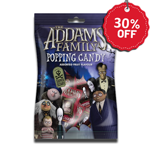 Rose Halloween The Addams Family Popping Candy 30 x 1.1g