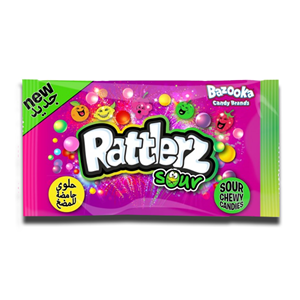 Bazooka Rattlerz Sour Candy 120g