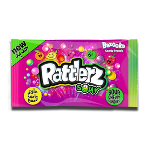 Bazooka Rattlerz Sour Candy 120g Bazooka Rattlerz Sour Candy 120g