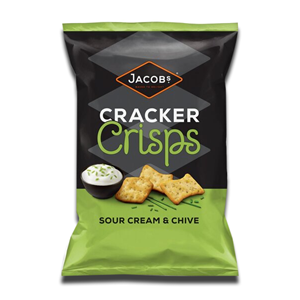 Jacobs Cracker Crisps Sour Cream & Chive 150g