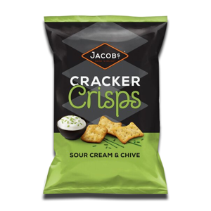Jacobs Cracker Crisps Sour Cream & Chive 150g Jacobs Cracker Crisps Sour Cream & Chive 150g