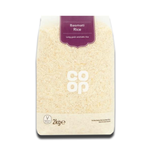 Coop Basmati Rice 2Kg Coop Basmati Rice 2Kg