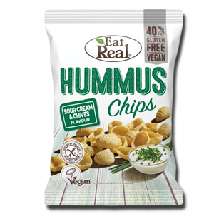 Eat Real Hummus Chips Sour Cream & Chives 135g