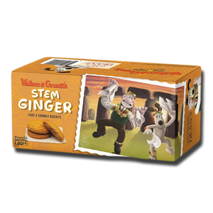 Dean's Wallace & Gromit's Stem Ginger Biscuits 130g
