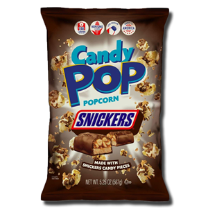 Snax Sational Candy Pop Popcorn Snickers 28g