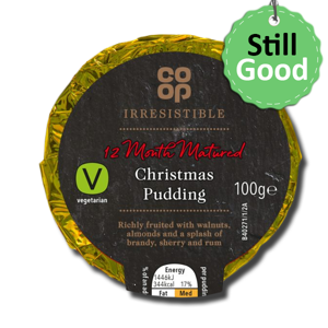 Coop 12 Month Matured Rich Christmas Pudding 100g Coop 12 Month Matured Rich Christmas Pudding 100g