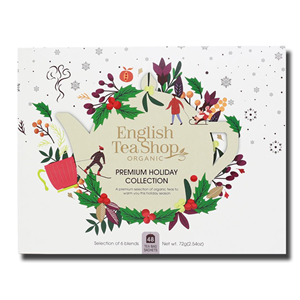 English Tea Shop Organic Holiday Collection White Carton  Tin 48's Bags 72g