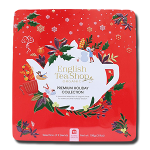 English Tea Shop Organic Holiday Collection Red Tin 36's Bags 54g
