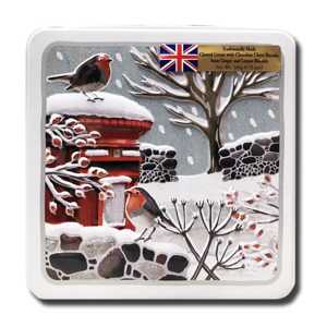 Grandma Wild's British Biscuits Winter Bird Houses Tin 100g Grandma Wild's British Biscuits Winter Bird Houses Tin 100g