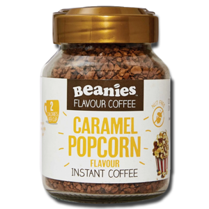 Beanies Instant Coffee Caramel Popcorn 50g Beanies Instant Coffee Caramel Popcorn 50g