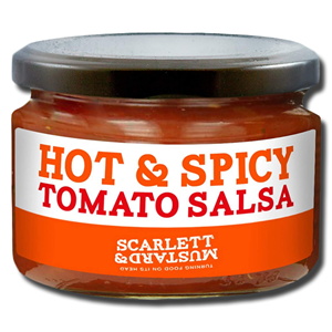 Scarlett & Mustard Hot Tomato Salsa 300g