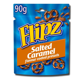 Flipz Pretzels Chocolate Coated Salted Caramel 90g