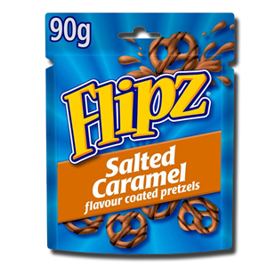 Flipz Pretzels Chocolate Coated Salted Caramel 90g