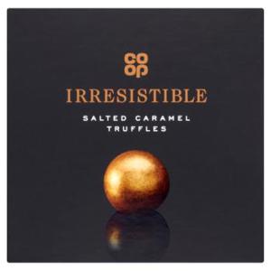Coop Salted Caramel Truffles 136g Coop Salted Caramel Truffles 136g