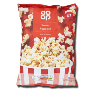 Coop Sweet Popcorn 100g Coop Sweet Popcorn 100g
