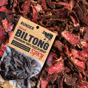 Runder Premium Beef Biltong Spicy 40g