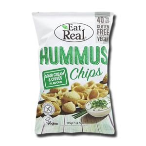 Eat Real Hummus Chips Sour Cream Chive 45g