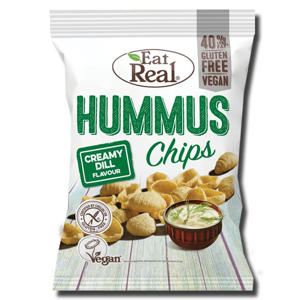 Eat Real Hummus Creamy Dill Chips 135g Eat Real Hummus Creamy Dill Chips 135g